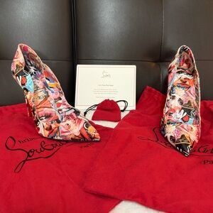 Christian Louboutin Artistic Multicolor Heels